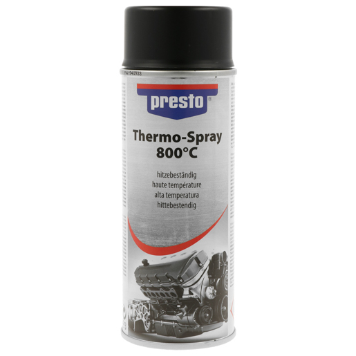 presto Thermo-Lackspray 400 ml 428726 presto Thermoschwarz 600°C